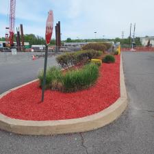 Top-Tier-Mulch-Installation-at-Scranton-Shopping-Center-Desperate-Landscapes-Lawn-Care 0